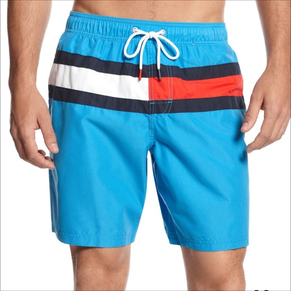 Tommy Hilfiger Other - TOMMY HILFIGER Flag It Swim Trunks, Size Large